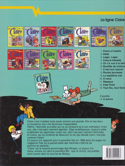 BD Claire - Tout feu, tout flamme - N°13 -  EO - 2000 -TTBE- Wiroja
