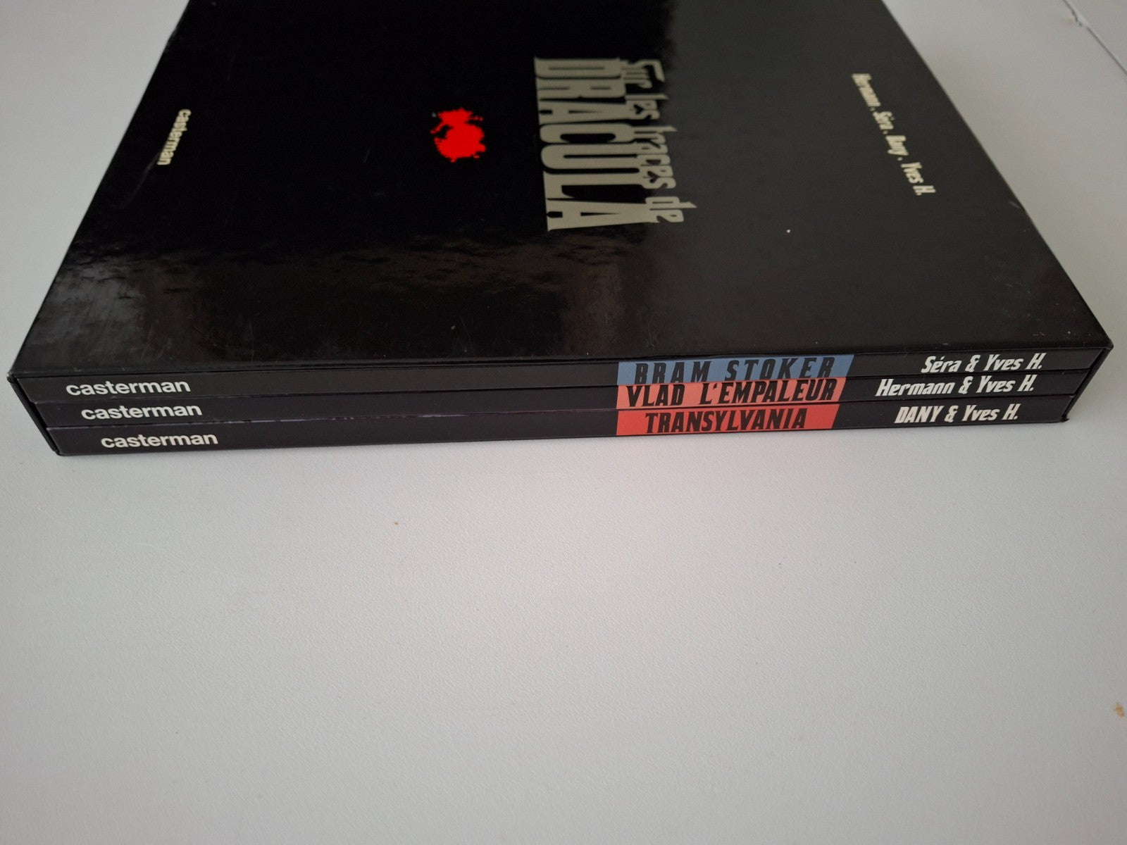 BD - Coffret  Sur les traces de Dracula - 3 volumes -2006 -  TTBE - Hermann-Dany