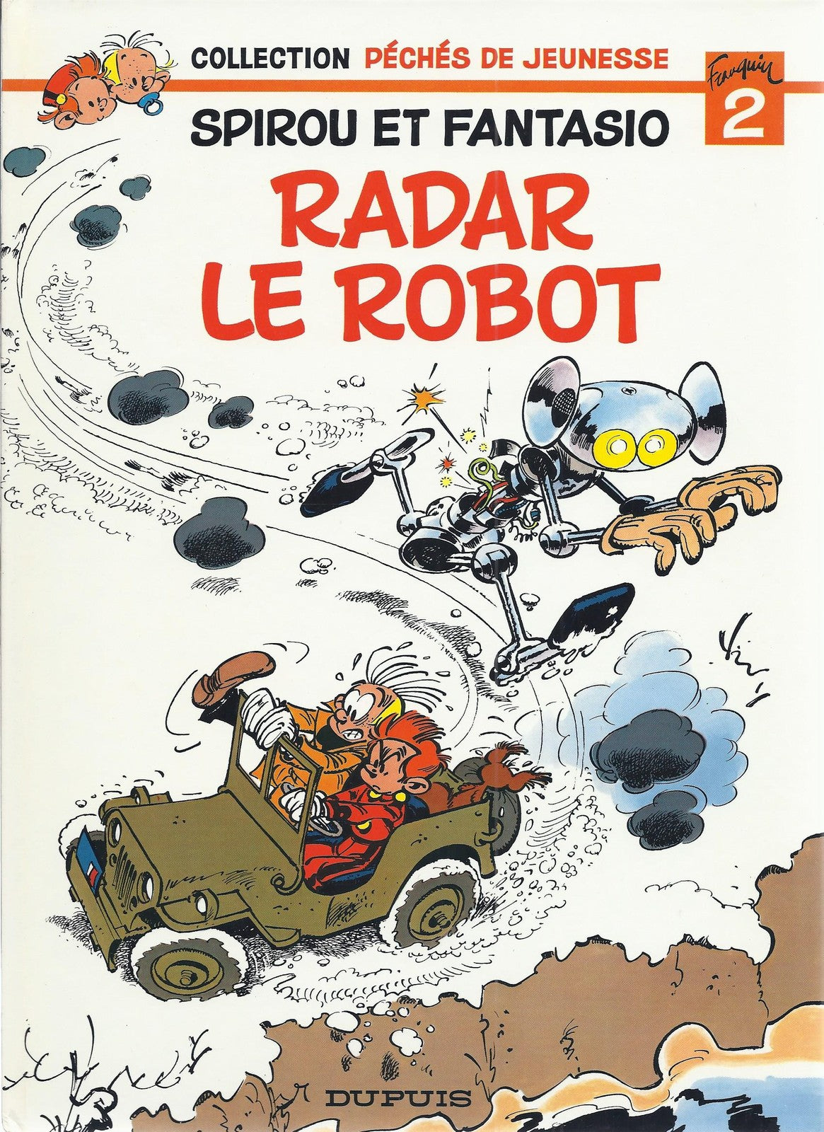 BD  Spirou et fantasio  N°2 - Radar le Robot - E.O.  1976  TBE  - Franquin - CPJ