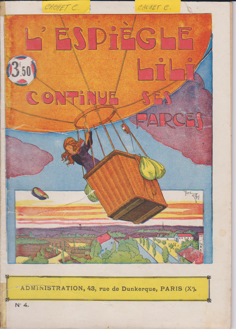 BD  L'espiègle Lili - Lili continue ses farces -N°4 -RE-1926 -BE-Giffey