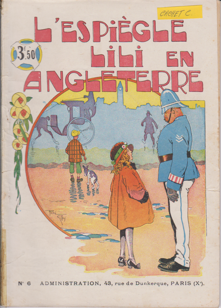 BD  L'espiègle Lili - Lili en Angleterre -N°6 -RE-1926 -BE-Giffey
