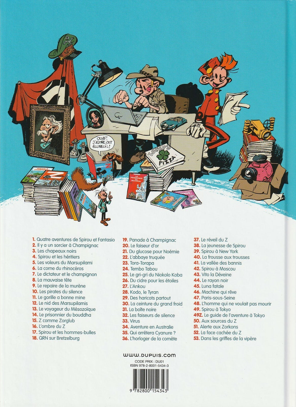 BD  Spirou et fantasio N°53 -Dans les griffes de- E.O.  2013  TTBE  -Yoann -