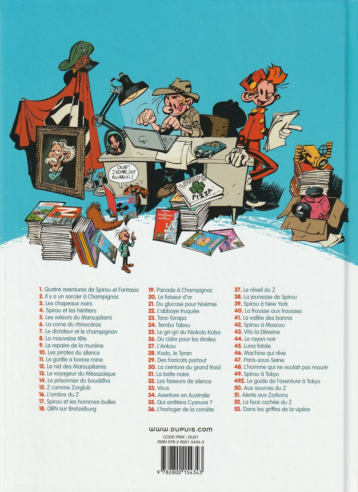 BD  Spirou et fantasio N°53 -Dans les griffes de- E.O.  2013  TTBE  -Yoann -