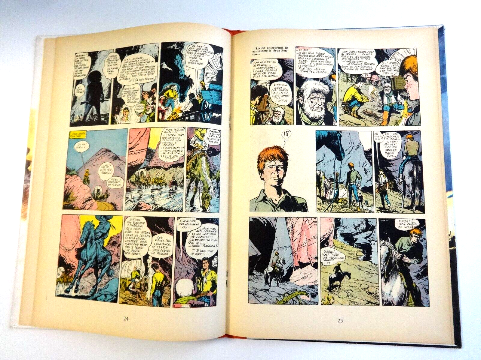 Jerry Spring Comic - Yucca Ranch - cloth spine - 1st Edition 1955 - Very Fine - Jijé