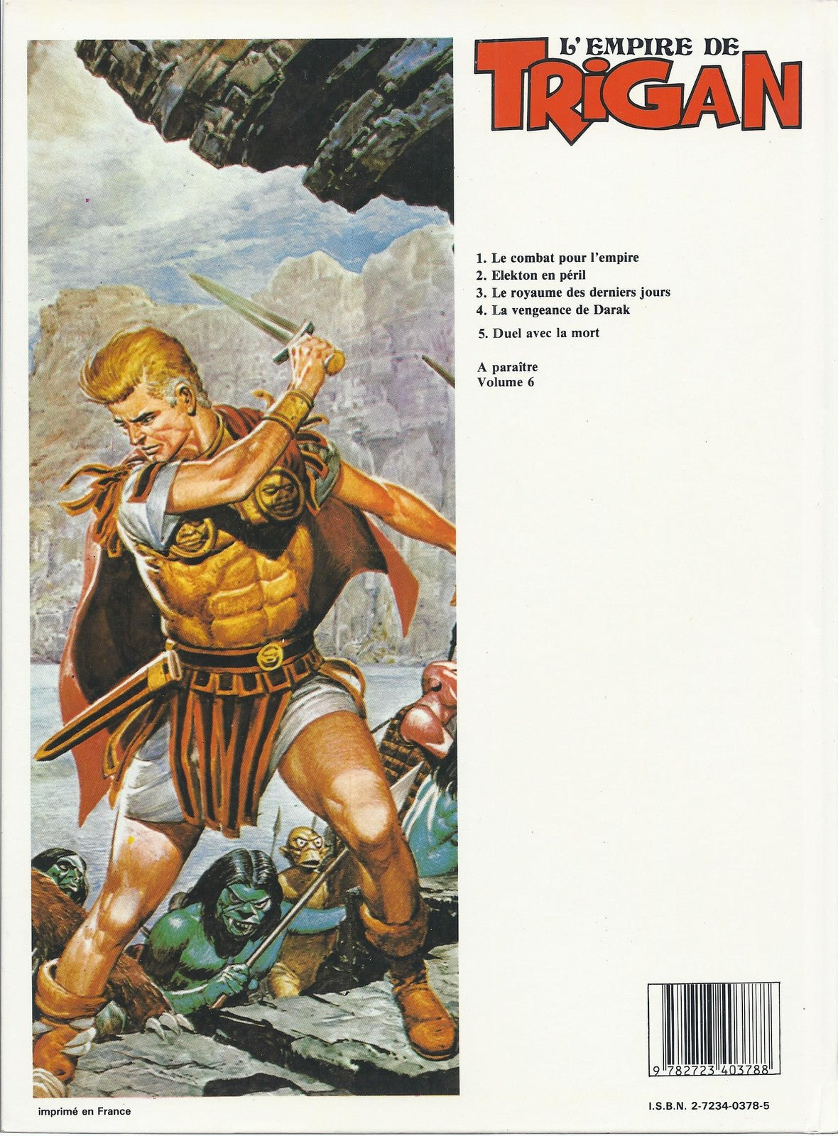 BD  Trigan - N°5 -  Duel avec la mort  -  EO .1983  - TBE - Don Lawrence