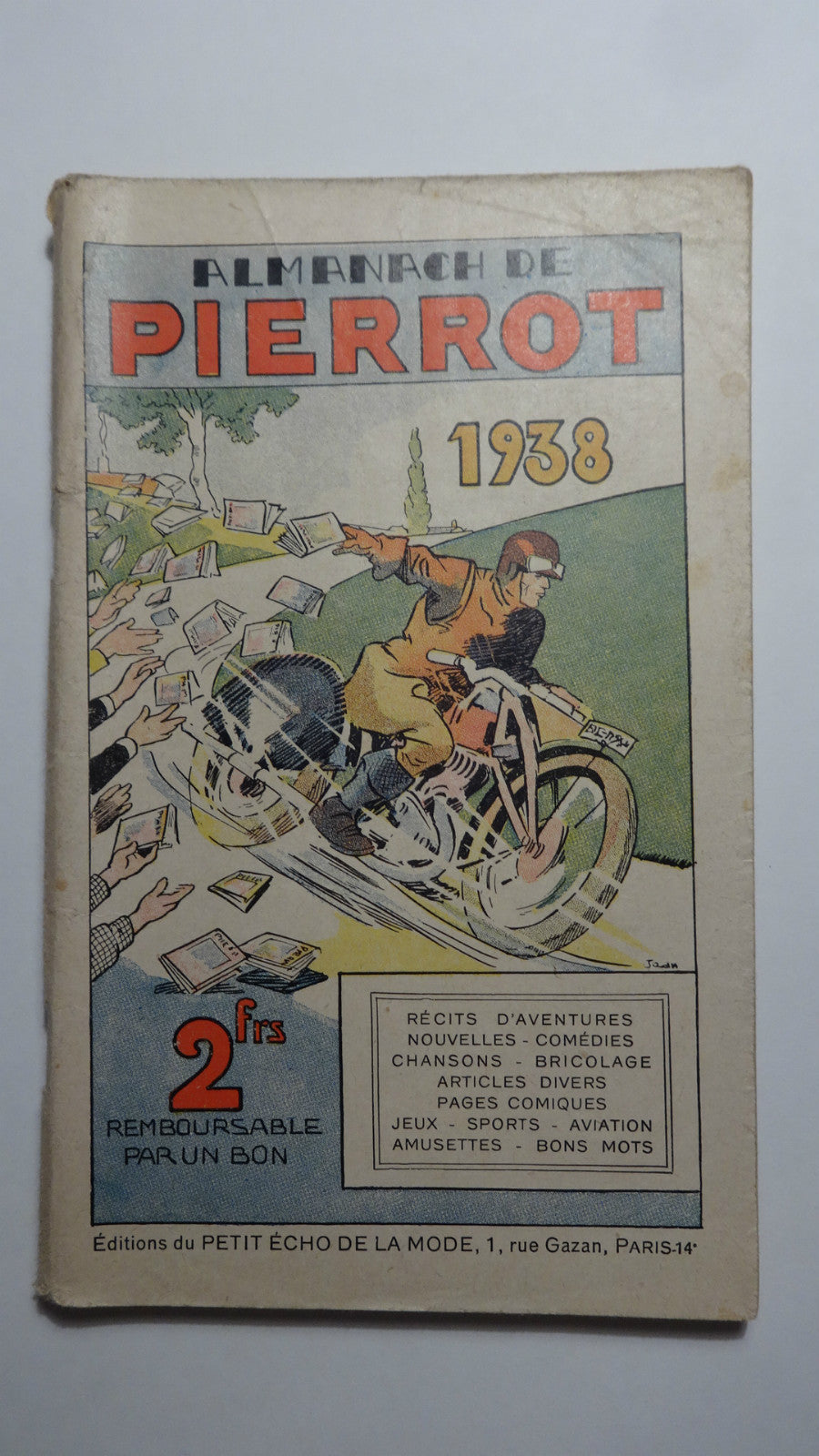 BD  Almanach de Pierrot - Tome 11 -EO-1938 - TBE - Collectif