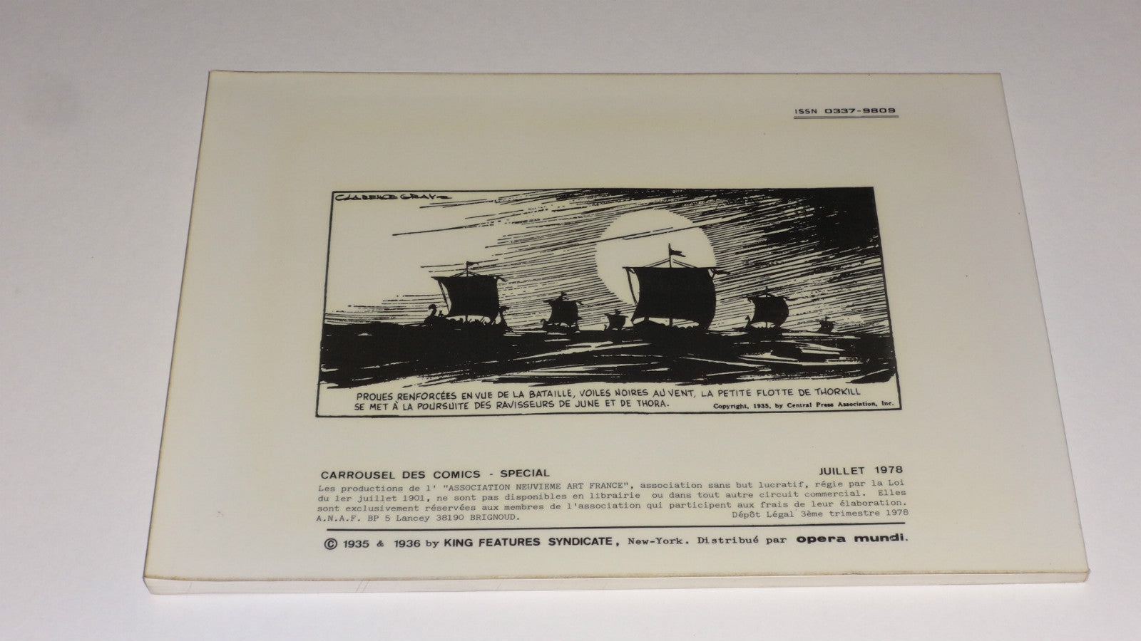 BD Brick Bradford - Adventure with the Vikings - RE .1978 VGC - Gray
