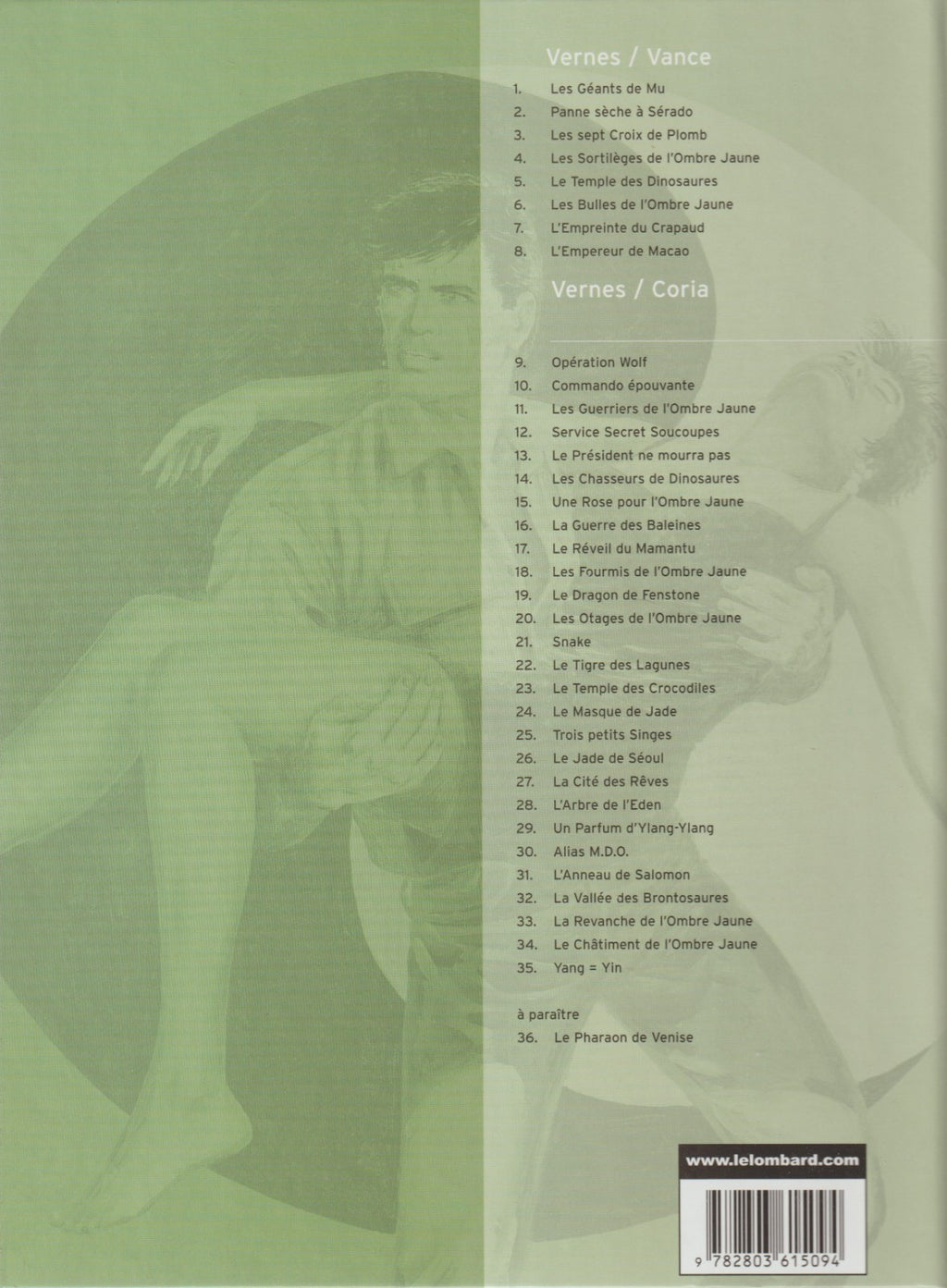 BD Bob Morane N°35 - Yang = Ying - E.O. 2000-TTBE-Coria