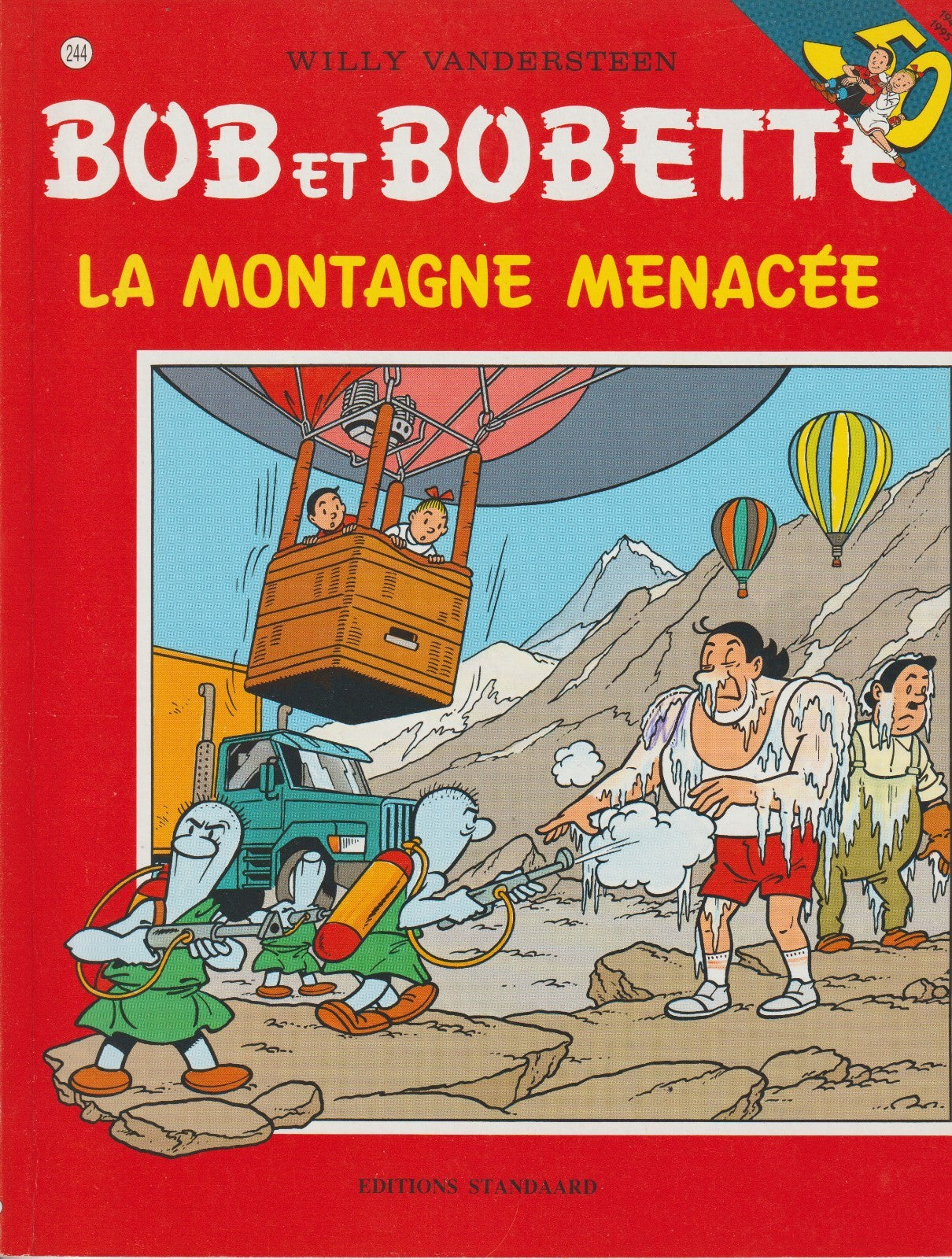 BD  Bob et Bobette- La montagne menacée   - N° 244 - EO- 1995- TTBE-Vandersteen