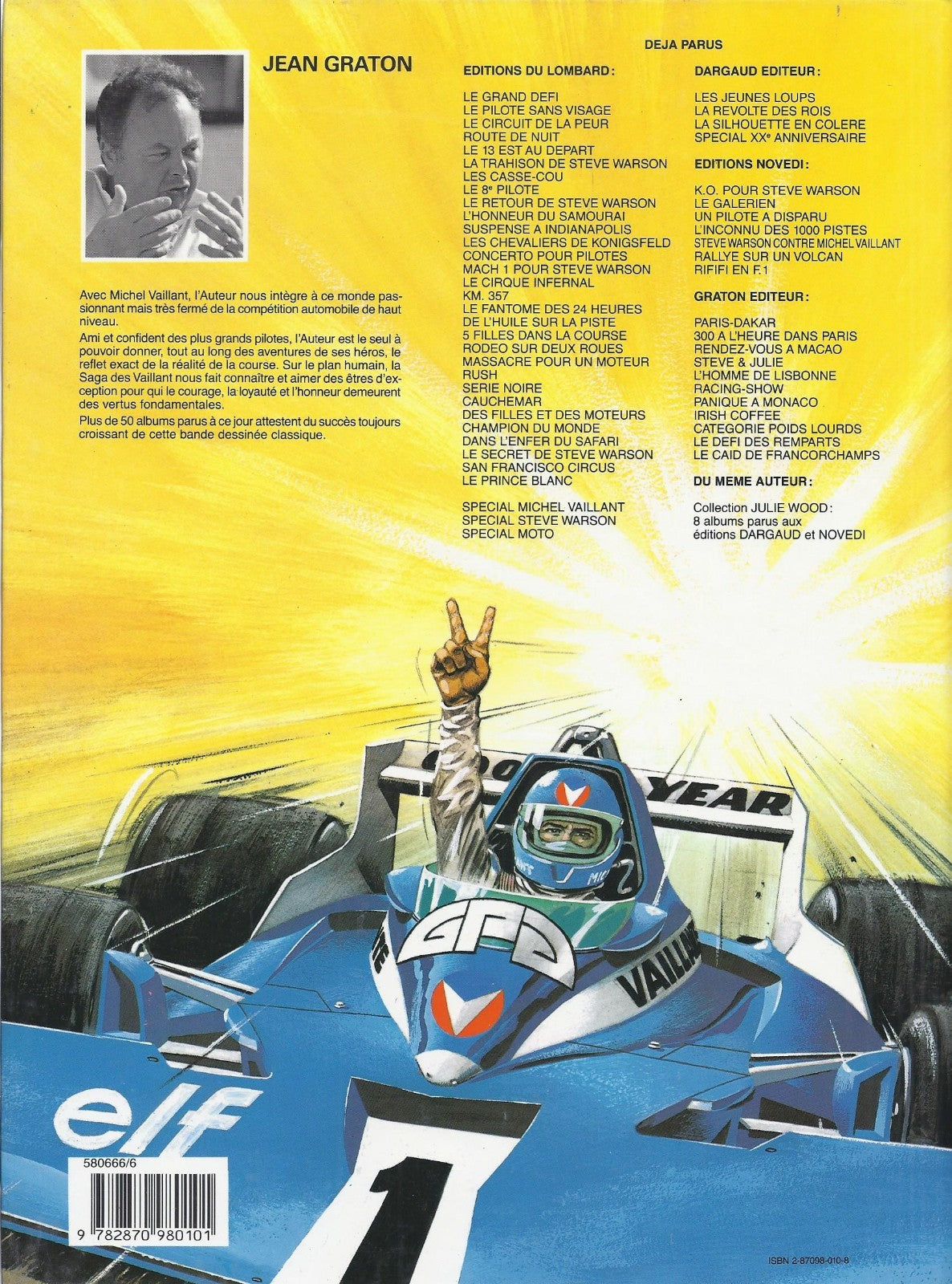 Michel Vaillant comic - The Boss of Francorchamps - No. 51 - First Edition - 1988 - Very Good Condition - Graton