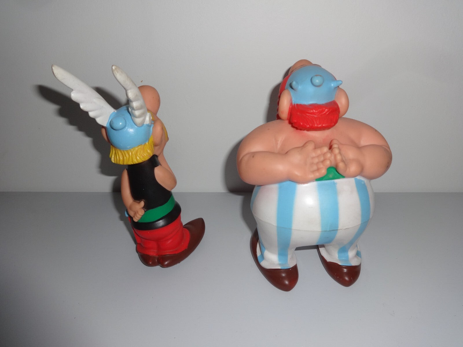 Figurine Obélix et Astérix  -  POUET - Dargaud 1967 - TTBE-