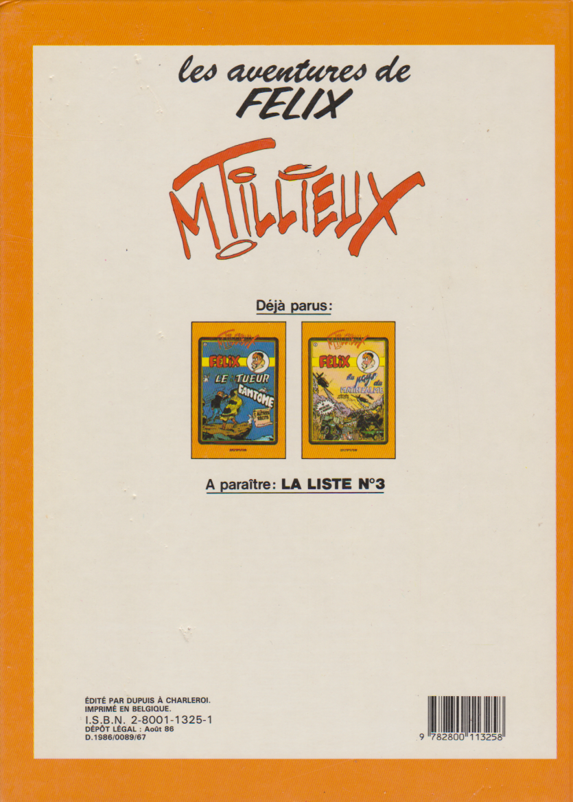 Félix - In the Land of Morning Calm #6 - 1st Edition - Hardcover - 1986 - Good Condition - Tillieux