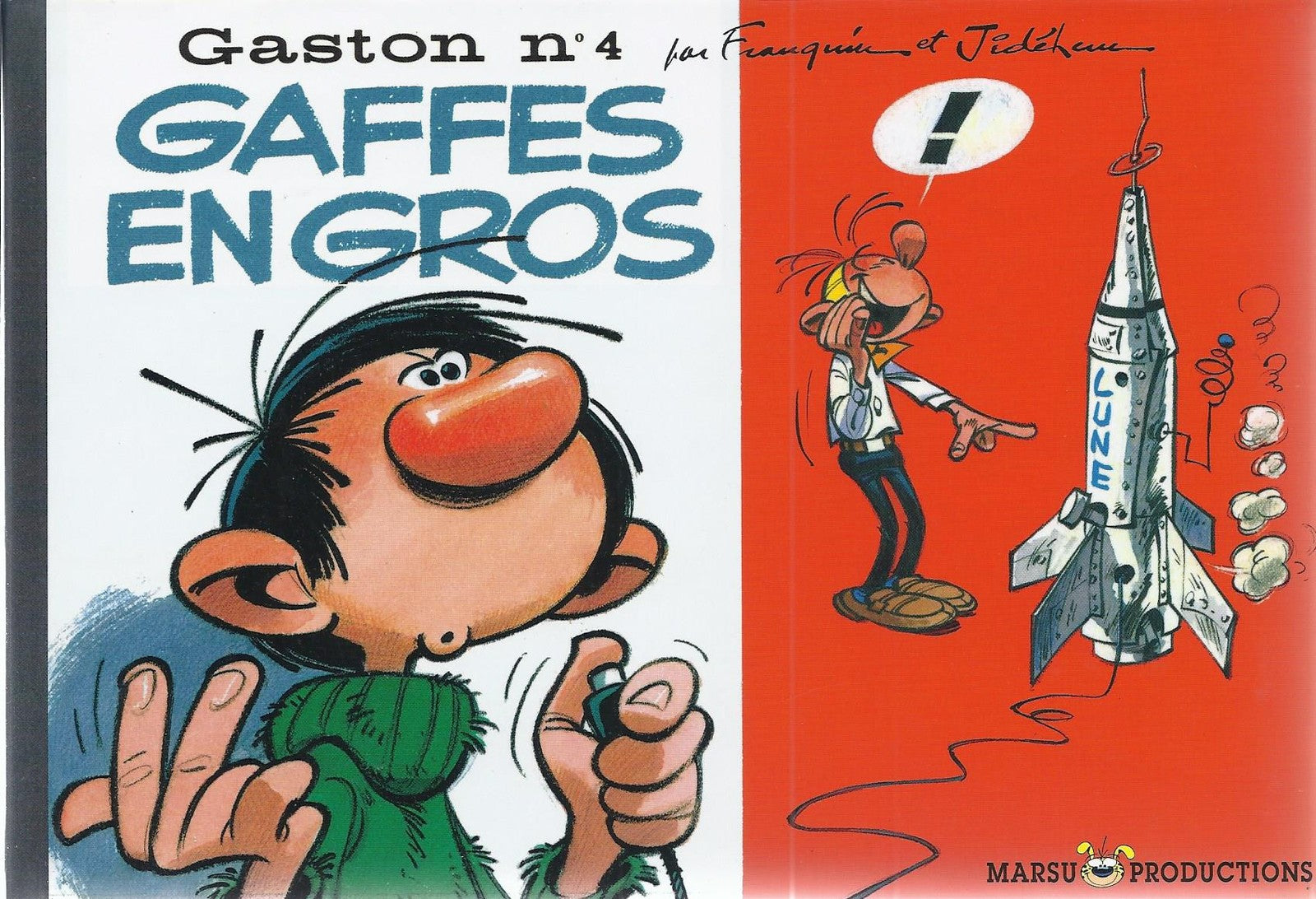 BD  Gaston N°4- Gaffes en gros  - Ré. Fac similé 2006   - Franquin -