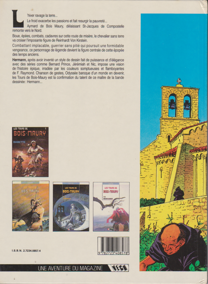 BD  Les tours bois -Maury - Reinhardt- N°4-  E.O- 1987-TBE- Hermann