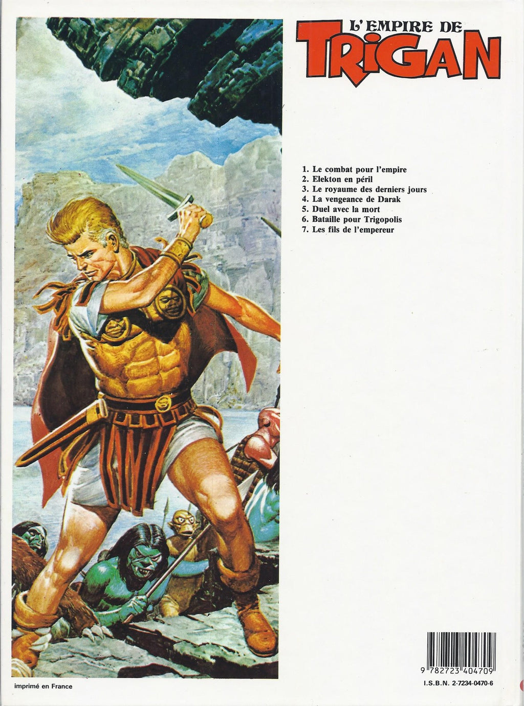 BD  Trigan - N°7 -  Les fils de l'empereur  -  EO .1984  - TBE - Don Lawrence