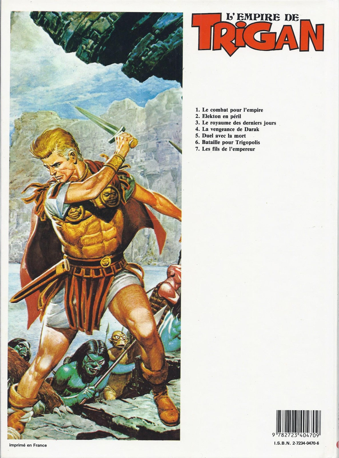 BD  Trigan - N°7 -  Les fils de l'empereur  -  EO .1984  - TBE - Don Lawrence