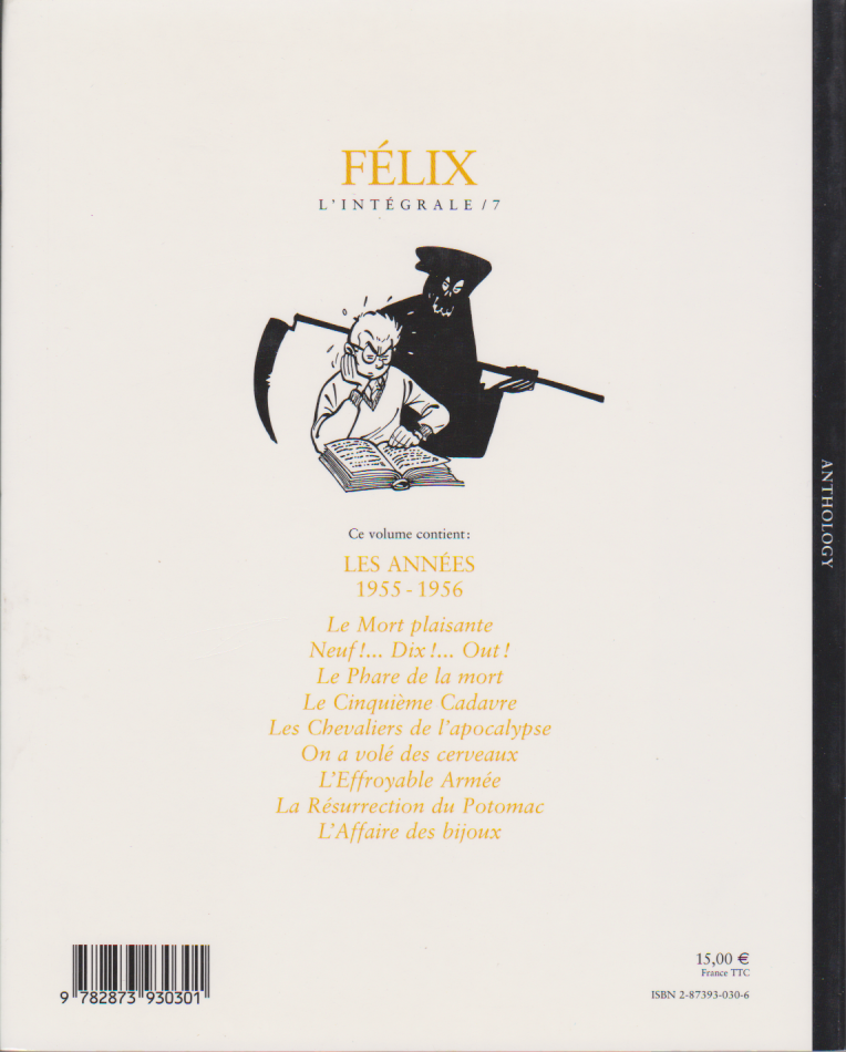 BD Félix l'intégrale N 7 - EO- Broché-2002 -TTBE- Tillieux - Ted Benoit