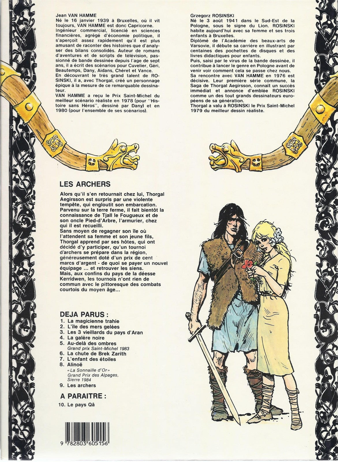 Graphic novel Thorgal - No. 9 - The Archers - First edition 1985 - Very Good condition - Rosinski