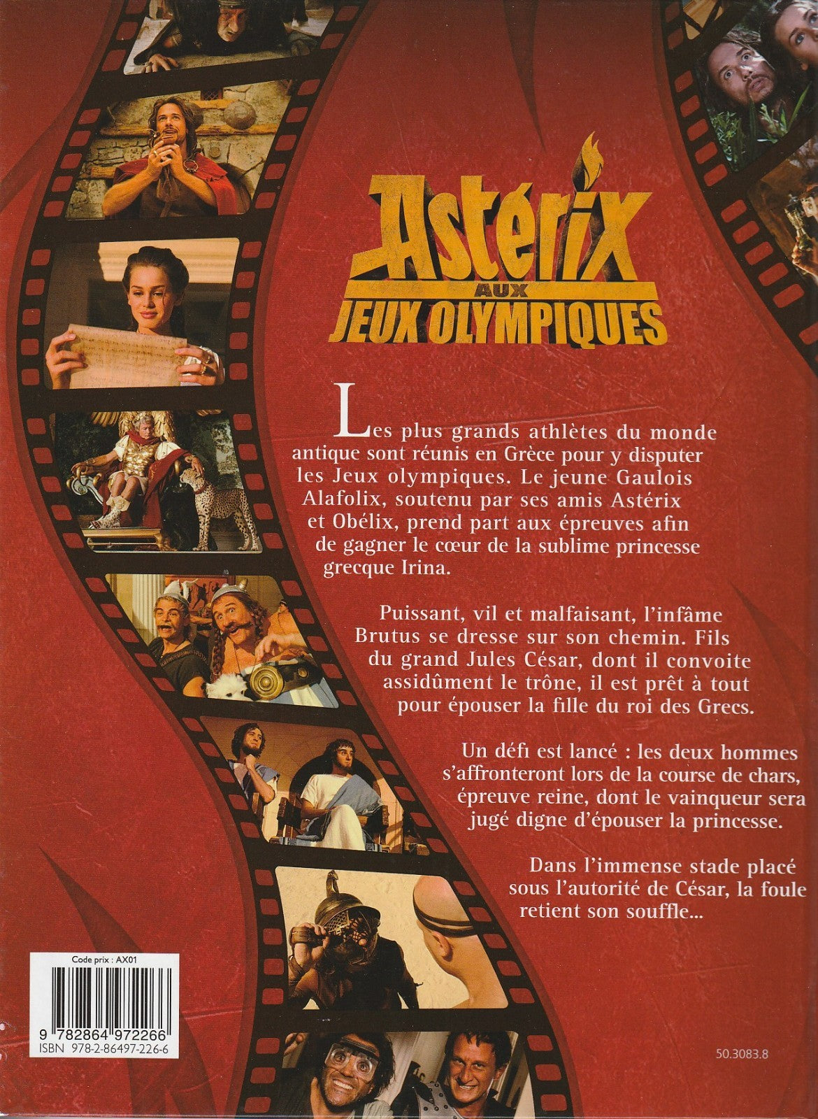 BD  Astérix - Asterix aux jeux olympiques l'album du film-  EO .2008- TBE-Uderzo