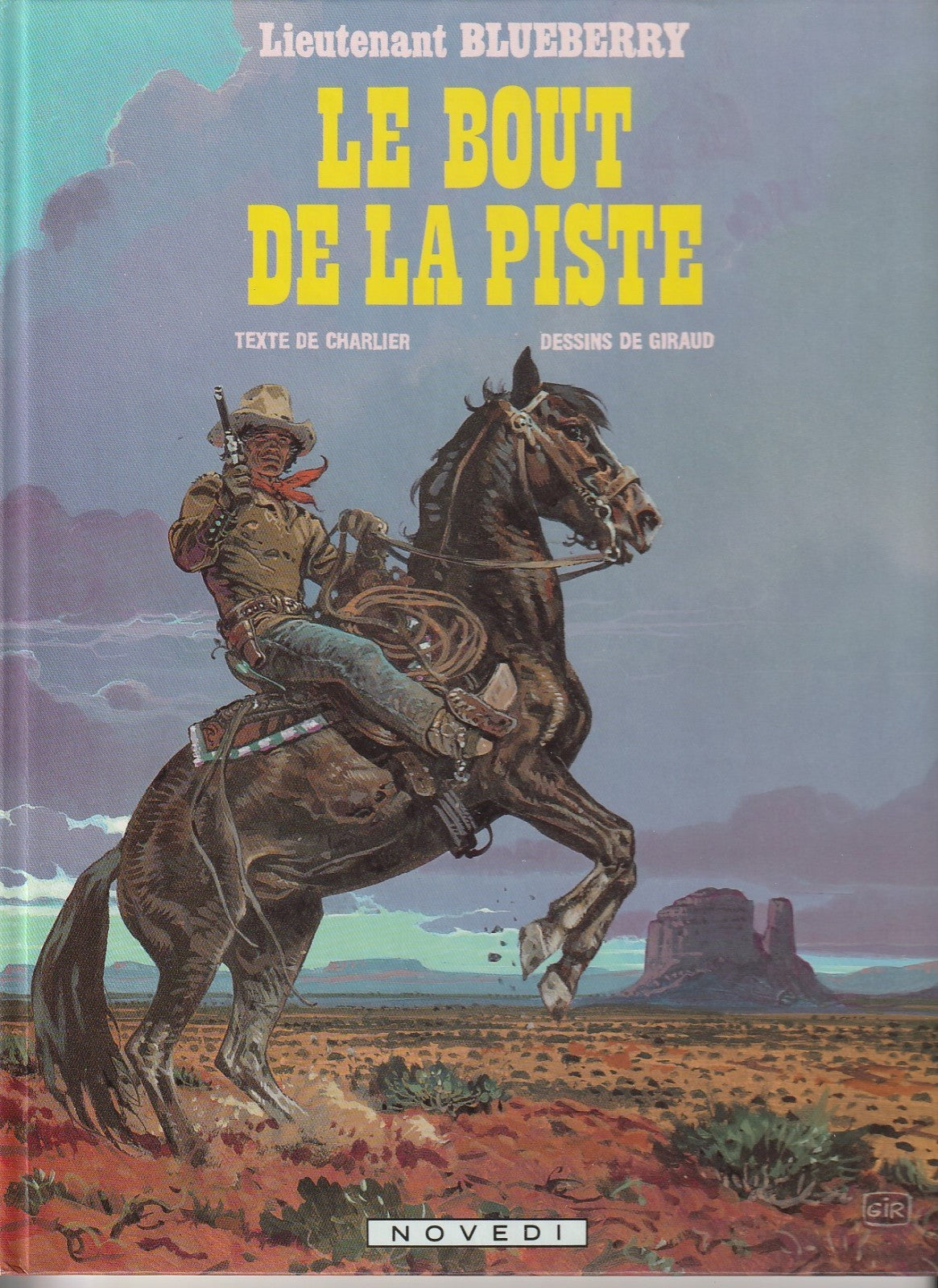 BD  Blueberry (lieutenant)Le bout de la piste - N°22 - EO  -1986 -TBE- Giraud