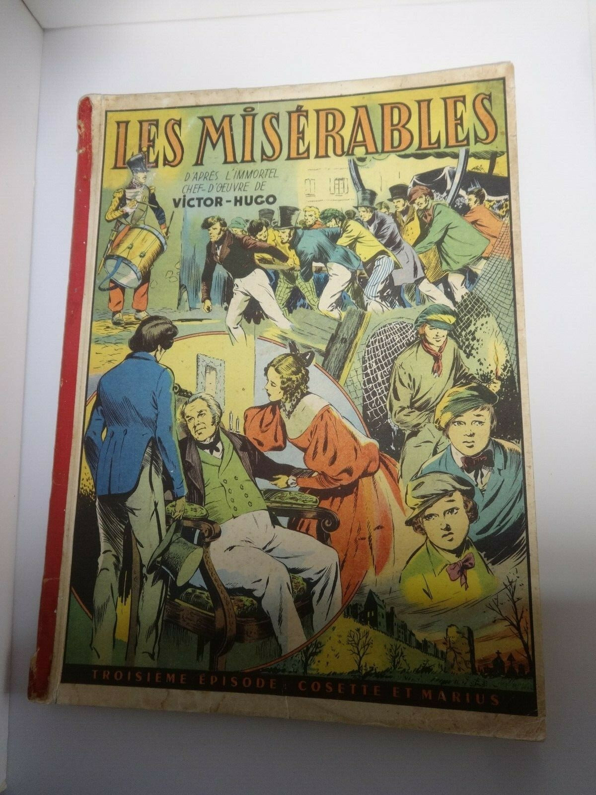 BD  Les misérables - Grand format-Cosette et Marius - E.O. 1949 - BE  - Giffey