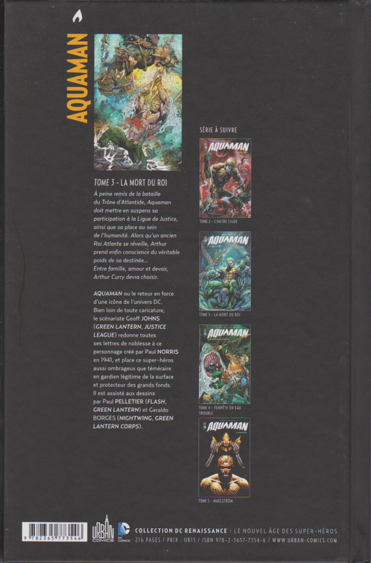 BD   Aquaman- La mort du roi- N°3- Réedition - 2015 -TTBE- Collectif