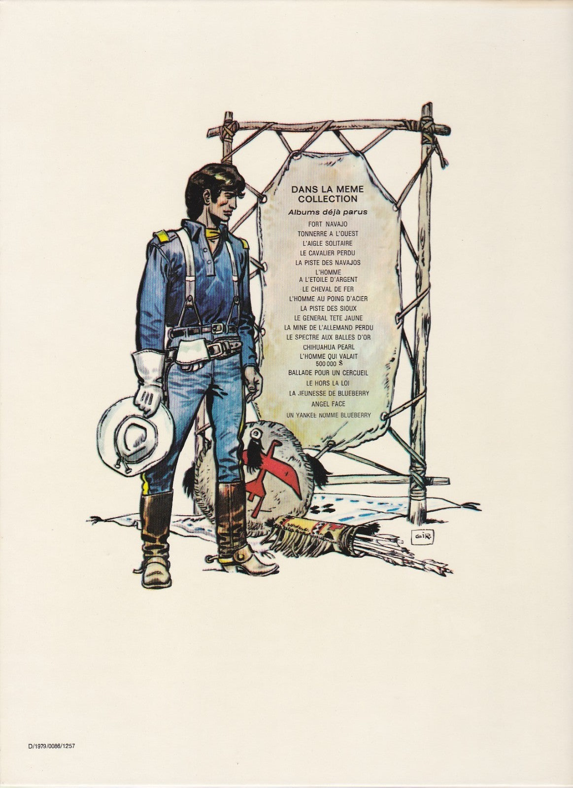 BD  Blueberry (la jeunesse de) Un Yankee nommé Blueberry - N°2- EO-1979 -BE-Giraud