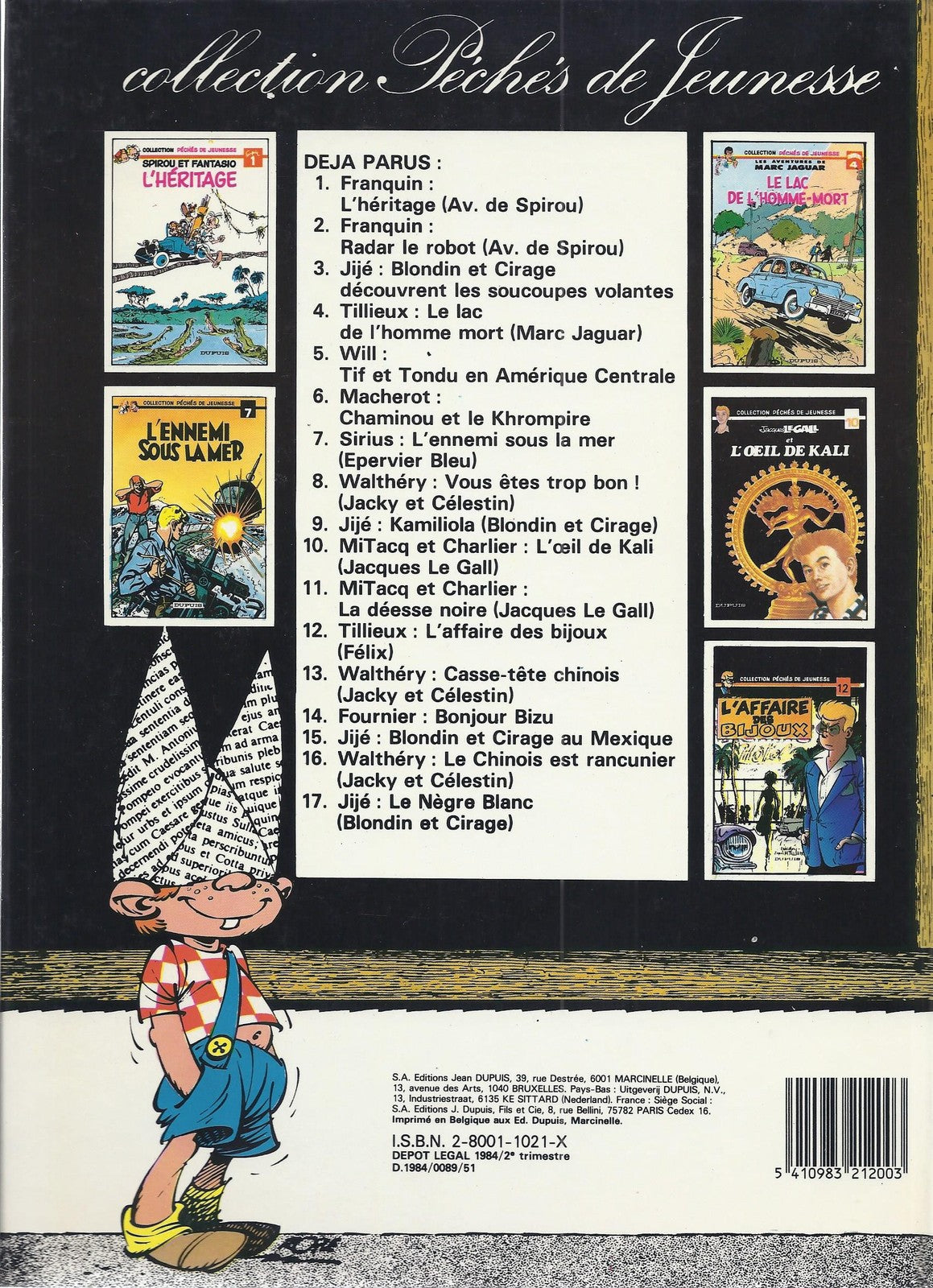BD  Sandy  N°18  Du béton dans le désert  - E.O.1984 TBE - Willy Lambil   PDC