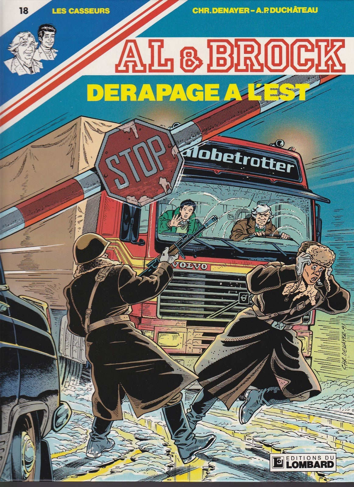 Comics Les Casseurs - Dérapage à l'est - No. 18 - First Edition - 1991 - Very Good Condition - Denayer