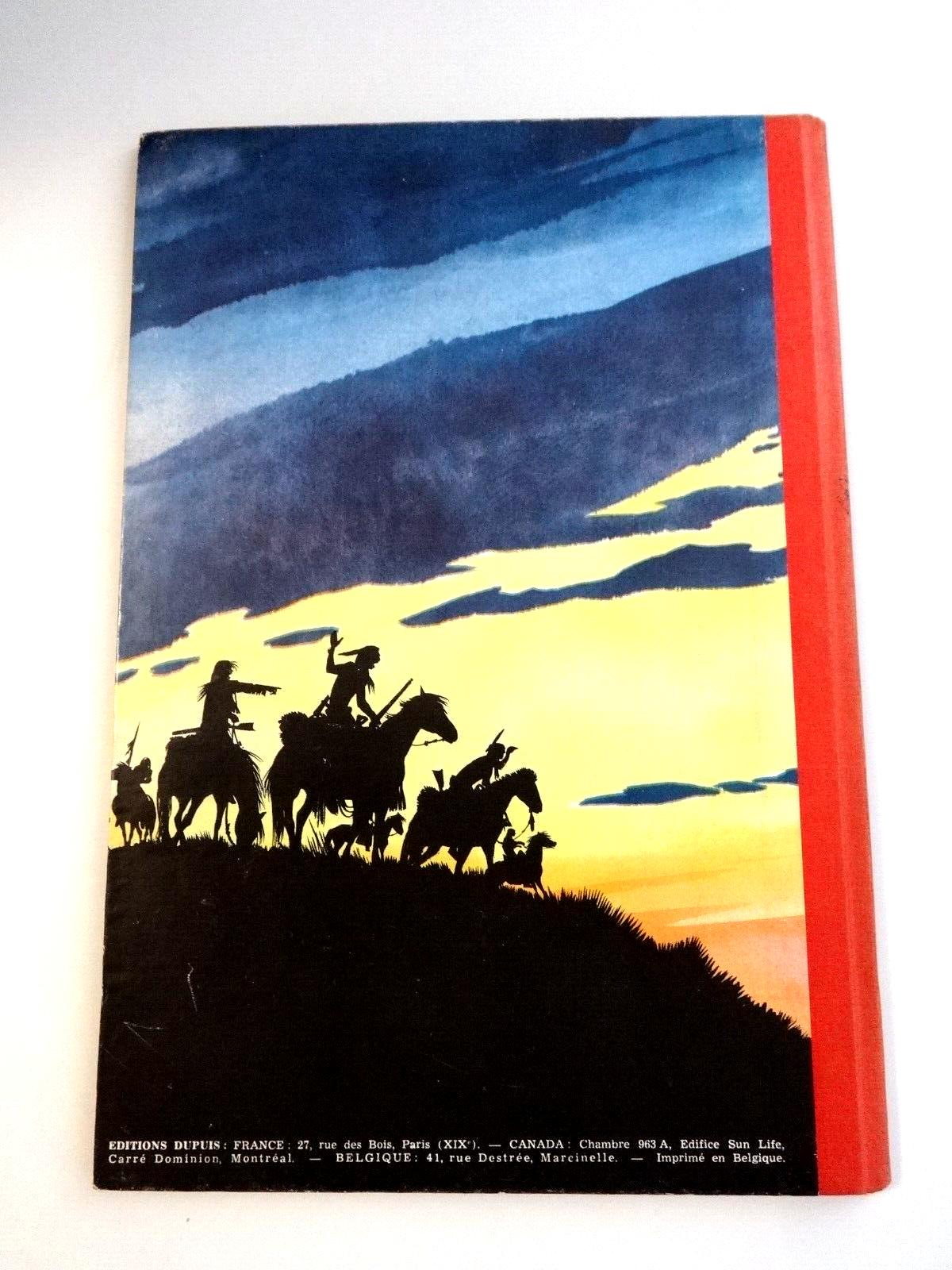Jerry Spring Comic - Yucca Ranch - cloth spine - 1st Edition 1955 - Very Fine - Jijé