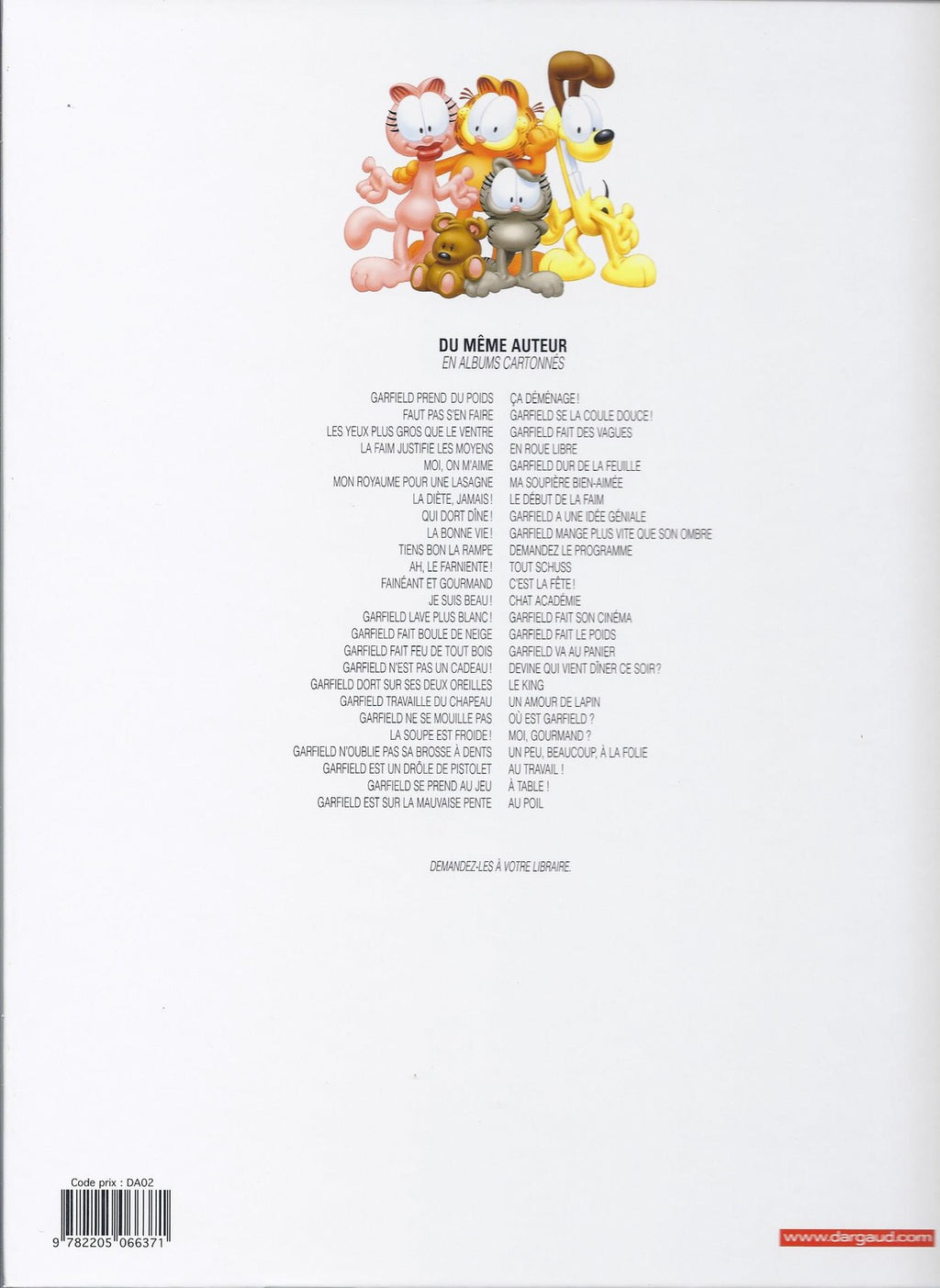 BD  Garfield  - N°46 - Moi,gourmand? - RE . 2010 -TBE- Davis