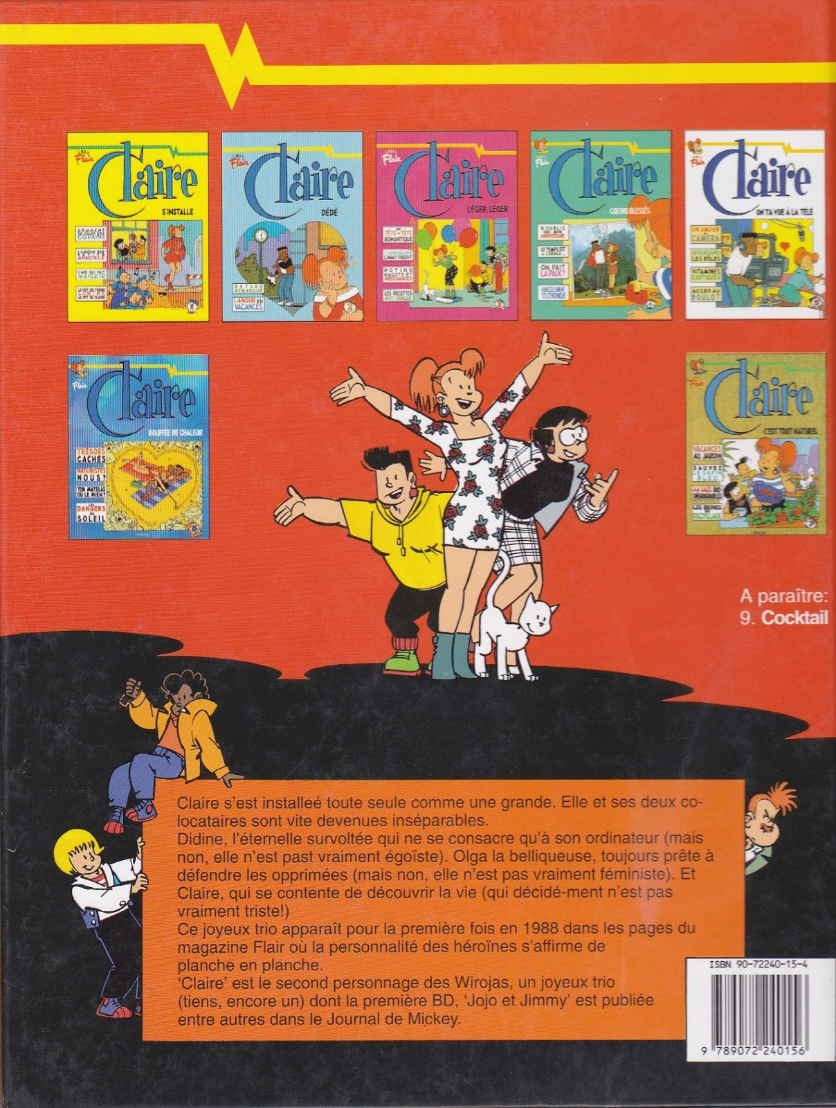 BD Claire - Roulez jeunesse - N°8 -  EO - 1995 -TBE- Wiroja