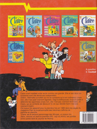 BD Claire - Roulez jeunesse - N°8 -  EO - 1995 -TBE- Wiroja