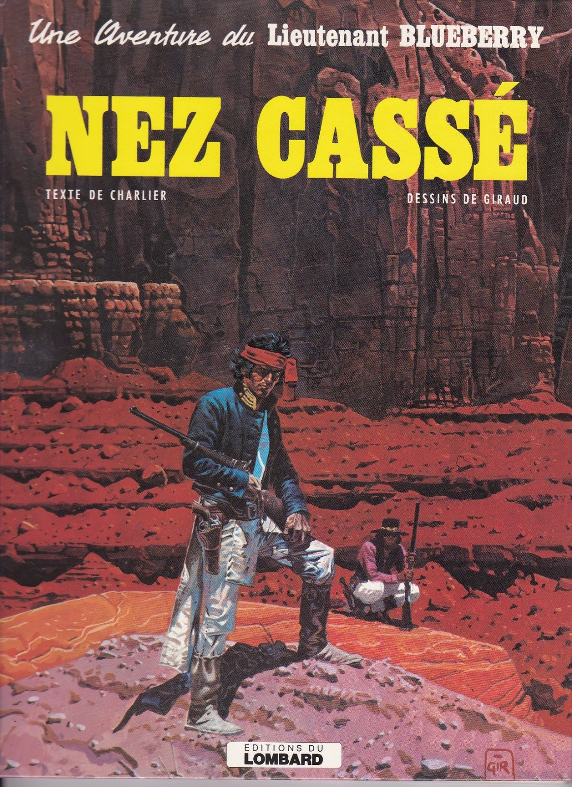 BD  Blueberry (lieutenant)Nez cassé - N°18- EO- cartonnée-1980 -TBE- Giraud