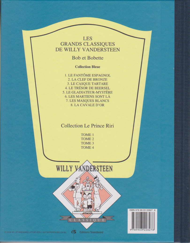 BD Bob et Bobette-No. 5-Hardcover. The Gladiator-Mystery-RE-2009-VGC-Vandersteen