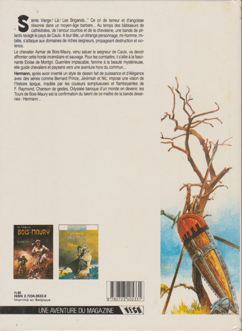 BD The wooden towers -Maury - Eloise de Montgri - No. 2 - First Edition - 1985 - VGC - Hermann