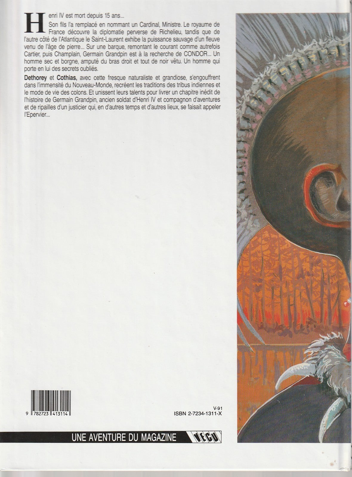 BD Coeur brûlé - Le chemin qui marche - N°1-  EO cartonnée-1991- TBE- Dethorey