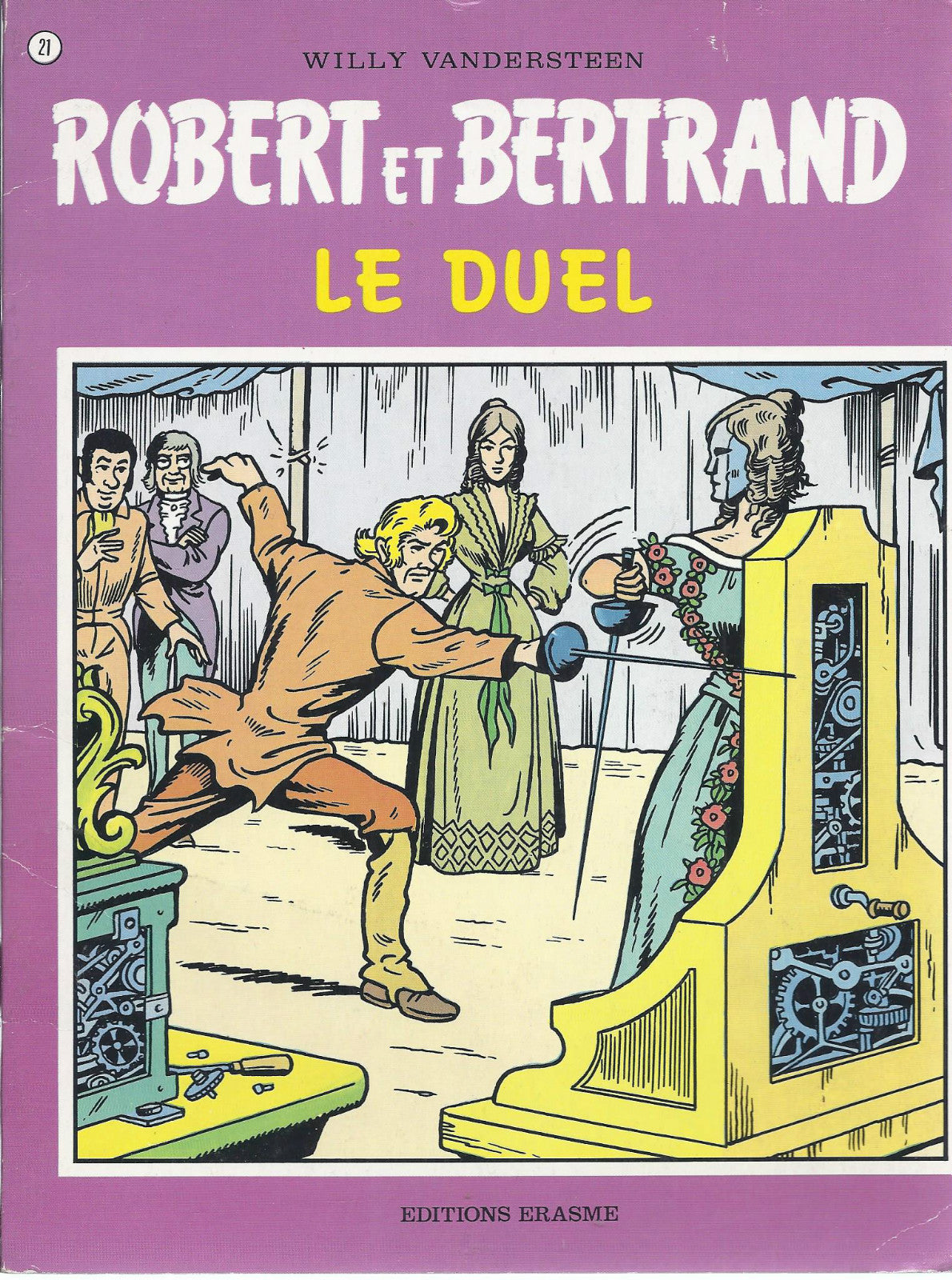 BD - Robert and Bertrand - The Duel - No. 21 - 1st Ed. - 1977 - VG - Vandersteen