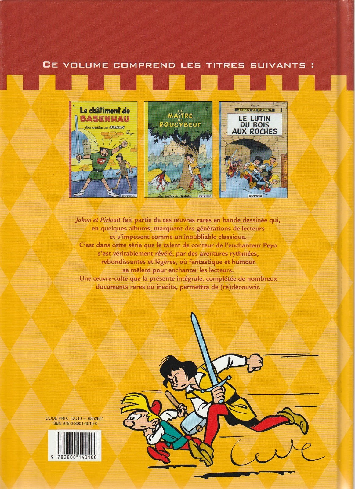 BD   Johan et Pirlouit - N°1 -  Intégrale  - E.O. 2008 TTBE - Peyo