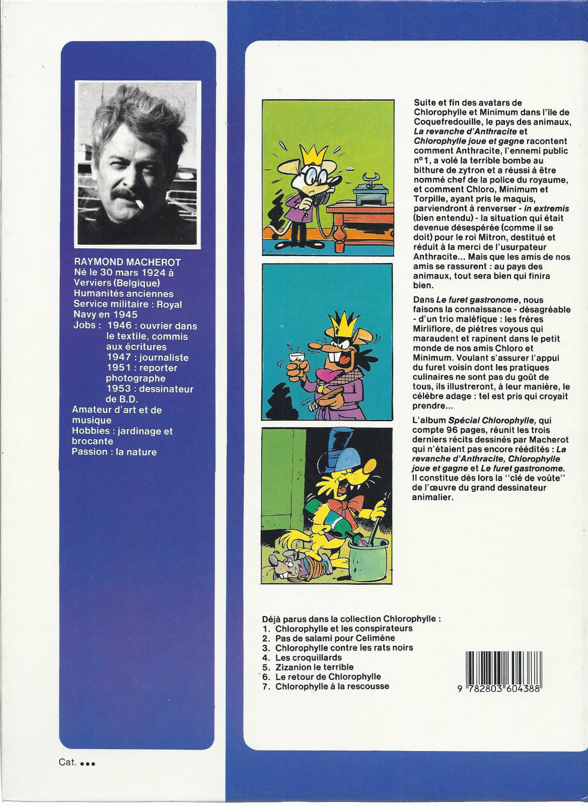 Comic Book - Chlorophylle Special Collection - First Edition - 1984 - V.F.C. - Macherot