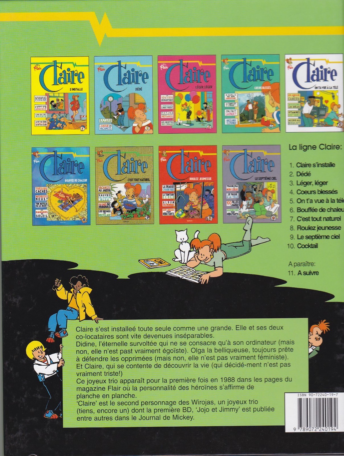 BD Claire - A nous ! - N°10 -  EO - 1997 -TBE- Wiroja