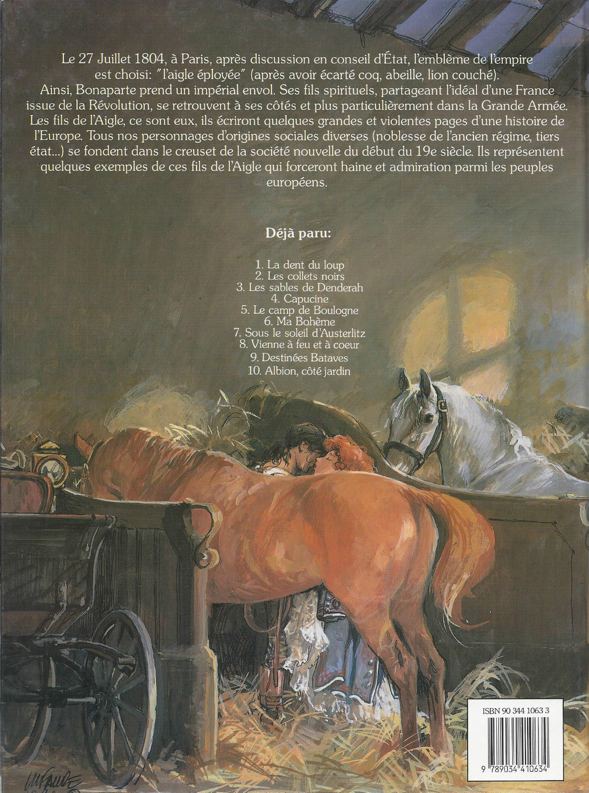 BD  Les fils de l'aigle 10 - Albion côté jardin- E.O. 1996  -TTBE - Faure