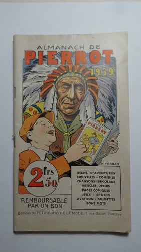 BD  Almanach de Pierrot - Tome 12 -EO-1939 - TTBE - Collectif
